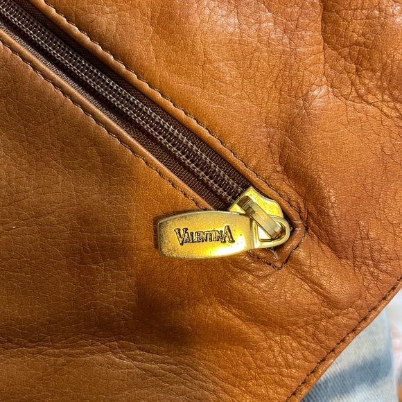 Valentina Leather Bag in Tan - Picture 6 of 7